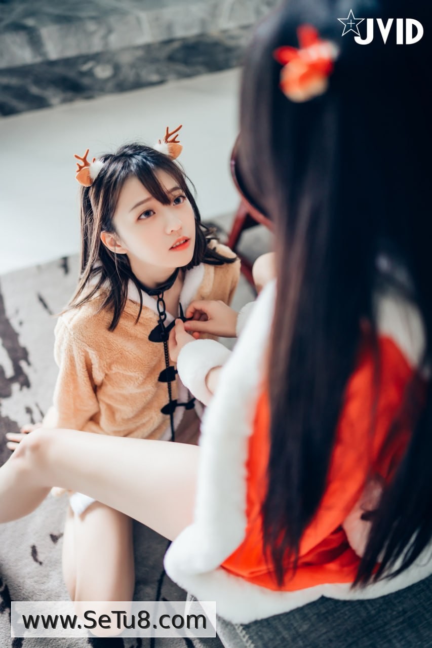 飘飘 妍妍 双飞 圣诞制服 1