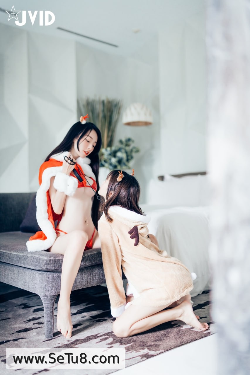 飘飘 妍妍 双飞 圣诞制服 3